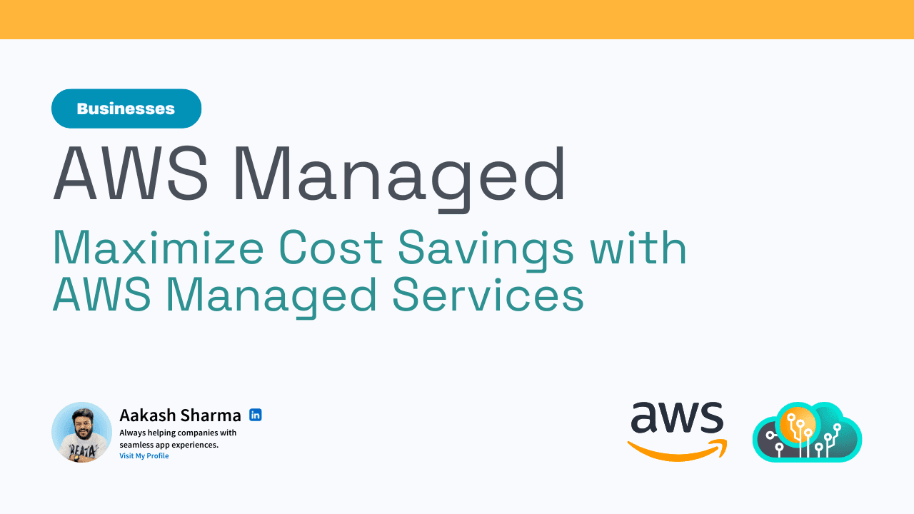 Cost Savings with AWS Managed Services OnEggy Technologies Approach